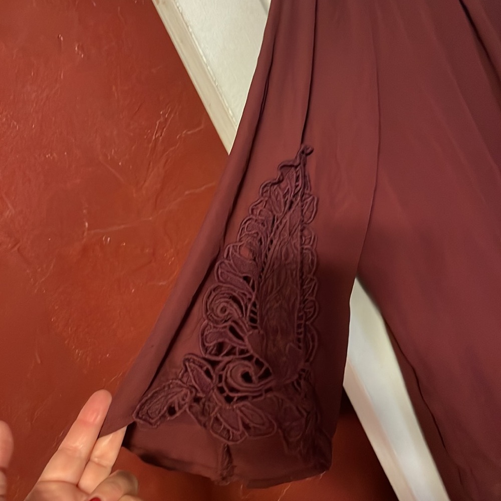 Maroon blouse - Picture 3 of 4